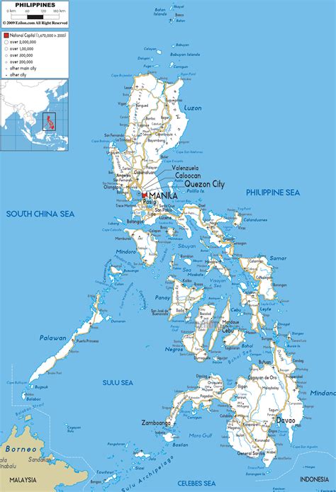philippines highway map.
